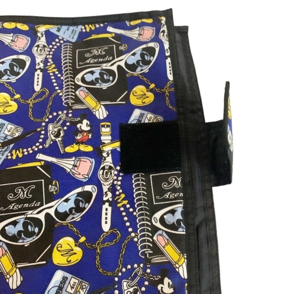 Mickey Mouse Disney Book Cover Blue Graphic All Over Accessories - Picture 2 of 7